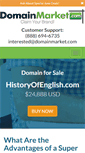Mobile Screenshot of historyofenglish.com